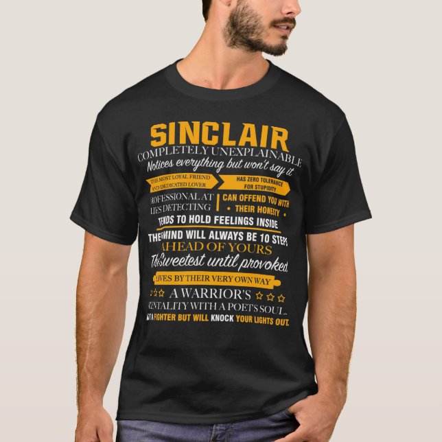SINCLAIR ist völlig unerklärlich T-Shirt (Vorderseite)