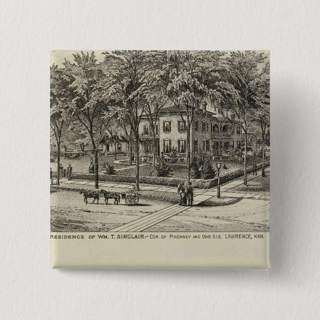 Sinclair Residence, Kansas Button (Vorderseite)