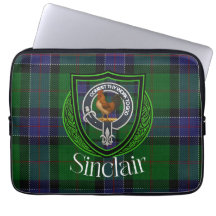 Sinclair-Schottischer-Clan-Tartan und -Wappen