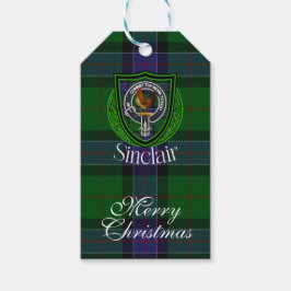 Sinclair Scottish Clan Tartan & Crest Geschenkanhänger