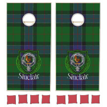 Sinclair Scottish Clan Tartan Wappen