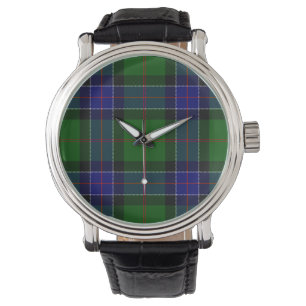 Sinclair Tartan Blau kariert Armbanduhr