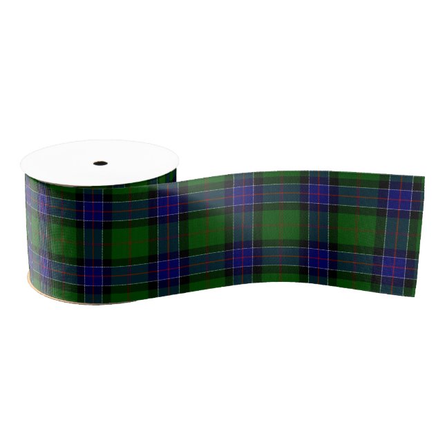 Sinclair Tartan Blau kariert Ripsband (Spule)