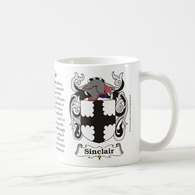 Sinclair, Ursprung, Bedeutung und das Wappen Kaffeetasse (Rechts)