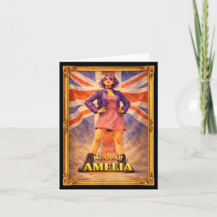 Sind Amelia Union Jack Vintage Britisch UK England Karte