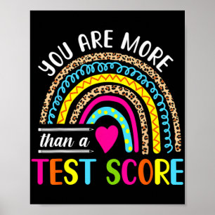 sind mehr als ein Niedlicher Regenbogentesttag T Poster