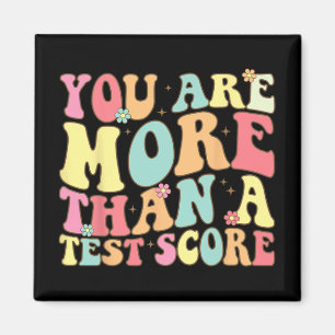 sind mehr als ein Test Score Groovy Lehrer Test Da Magnet