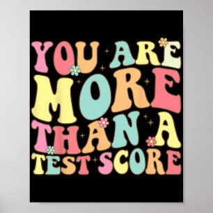 sind mehr als ein Test Score Groovy Lehrer Test Da Poster