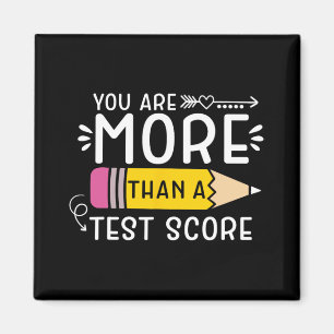 sind mehr als ein Test-Score-Lehrer Testing Tag 3 Magnet