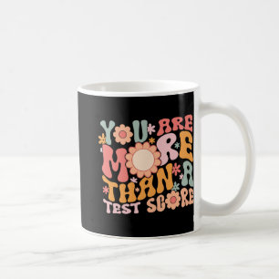 sind mehr als ein Test-Score-Lehrer Testtag Gro Kaffeetasse