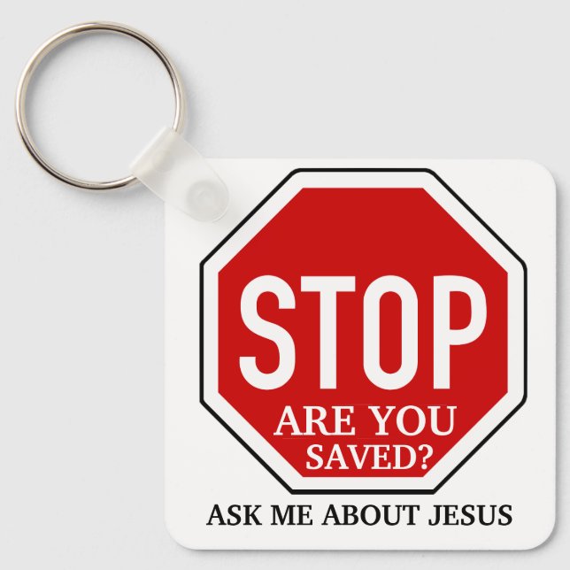 Sind Sie Christlich Zeugen Schlüsselanhänger Geret (Vorderseite)