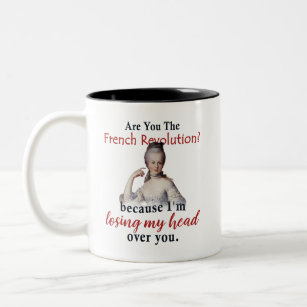 Sind Sie die Französische Revolution - Marie Antio Zweifarbige Tasse