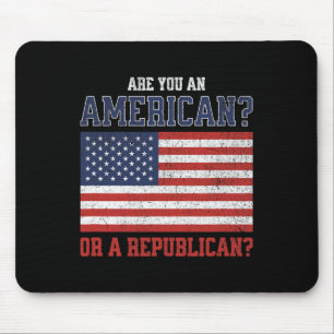 Sind Sie ein Amerikaner oder ein Republikaner - Lu Mousepad