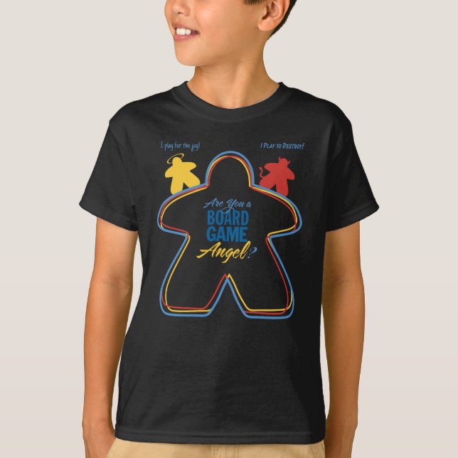 Sind Sie ein Brettspiel-Engel? Boys Shirt (Vorderseite)