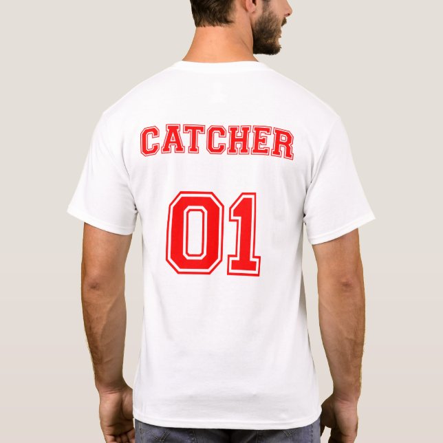SIND SIE EIN KATCHER ODER EIN PITCHER? T-Shirt (Rückseite)