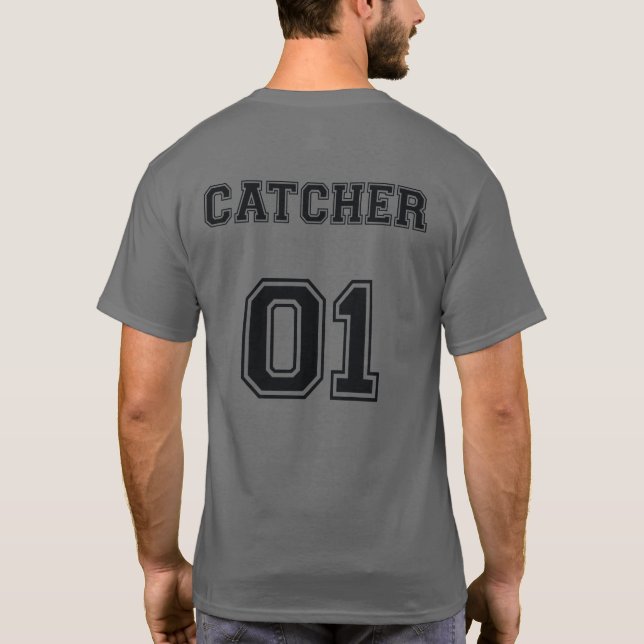 SIND SIE EIN KATCHER ODER EIN PITCHER? T-Shirt (Rückseite)
