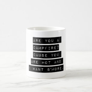 Sind Sie ein Lagerfeuer? Kaffeetasse