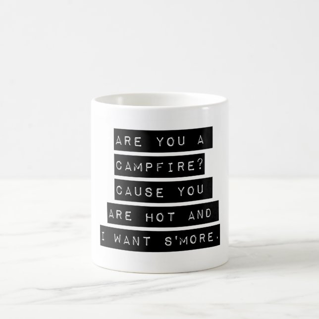 Sind Sie ein Lagerfeuer? Kaffeetasse (Mittel)