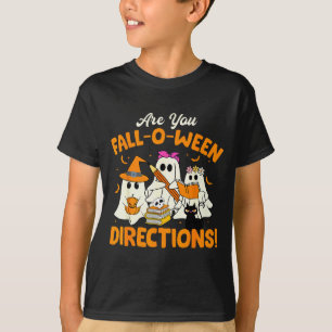Sind Sie Fall-o-ween-Anweisungen Lustiger Geist-Le T-Shirt
