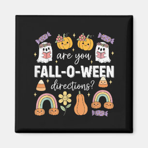 Sind Sie Fall O Ween Anweisungen Lustiger Hallowee Magnet