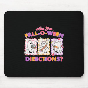 Sind Sie Fall O Ween Richtungen Lehrer Lesebuch H Mousepad