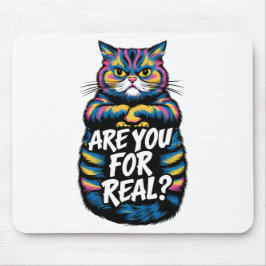 Sind Sie für eine wirklich lustige, gruselige Katz Mousepad