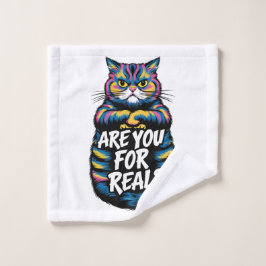 Sind Sie für eine wirklich lustige, gruselige Katz Waschlappen