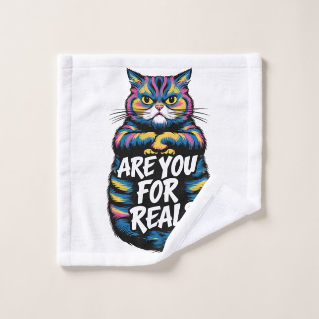 Sind Sie für eine wirklich lustige, gruselige Katz Waschlappen (Waschlappen)