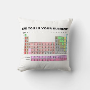 Sind Sie in Ihrem Element? Periodische Kissen