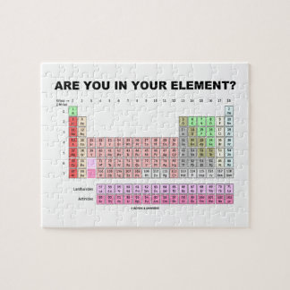 Sind Sie in Ihrem Element? Periodische Puzzle