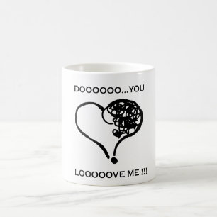 Sind Sie? Liebt mich! Tasse