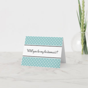 Sind Sie meine aquamarinen Polkapunkte der Einladung