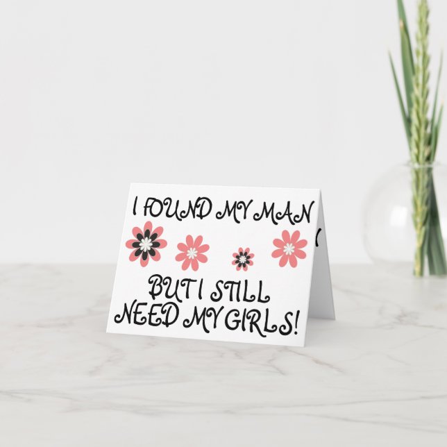 Sind Sie meine Brautjungfer? (Blumen) Einladung (Vorderseite)