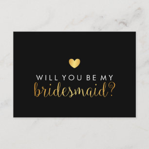 Sind Sie meine Brautjungfer - das tolle Einladung