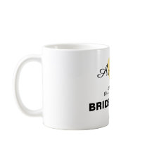 Sind Sie meine Brautjungferngoldherz-Tasse