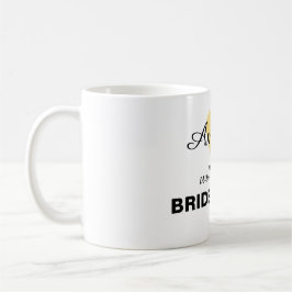 Sind Sie meine Brautjungferngoldherz-Tasse Kaffeetasse