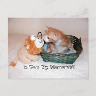 Sind Sie meine Mama?!!! Postkarte