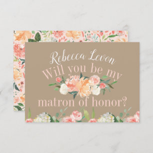 Sind Sie meine Matrone des Ehrenfrühlinges erröten Einladung