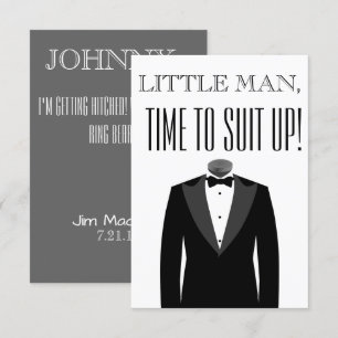 Sind Sie meine Ring-Träger-Antrag-Einladung Einladung