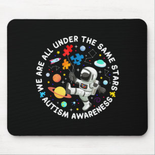 Sind unter denselben Sternen Weltraum Autismus-Bew Mousepad