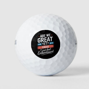Sind wir großartig und fühlen uns doch peinlich be golfball
