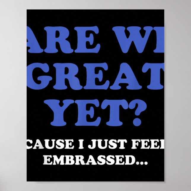 Sind wir gut, weil ich mich nur als versperrt gege poster (Vorne)