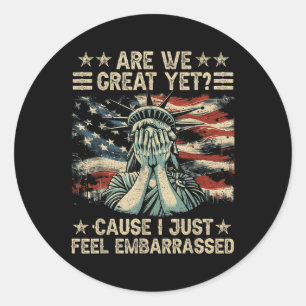 Sind wir gut, weil ich mich nur als verstohlen geg runder aufkleber