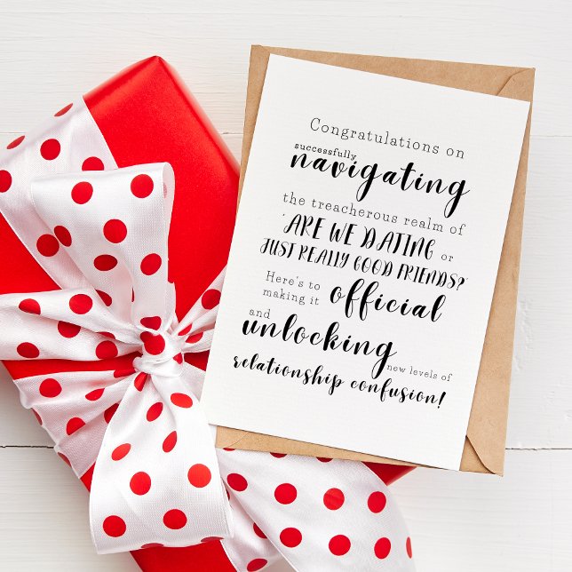 Sind wir verabredet oder nur wirklich gute Freunde Karte (Von Creator hochgeladen)