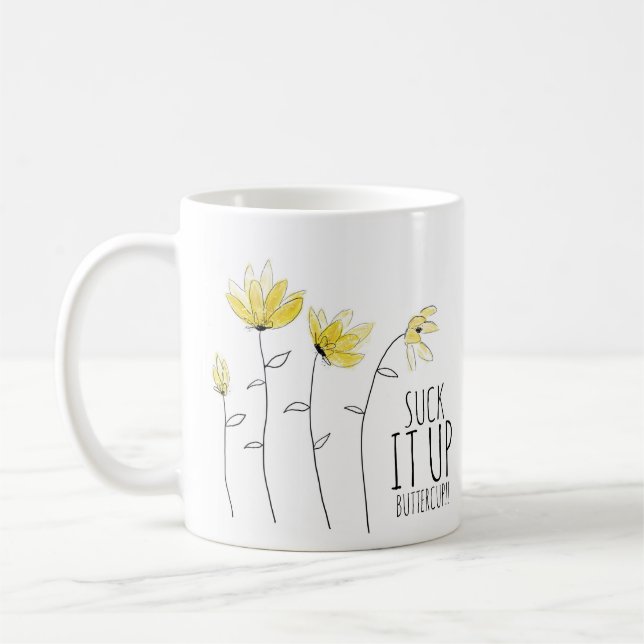 Sind zum Kotzen die Buttercup-Tasse Kaffeetasse (Links)