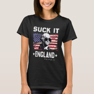 Sind zum Kotzen England 4. Juli George Washington T-Shirt