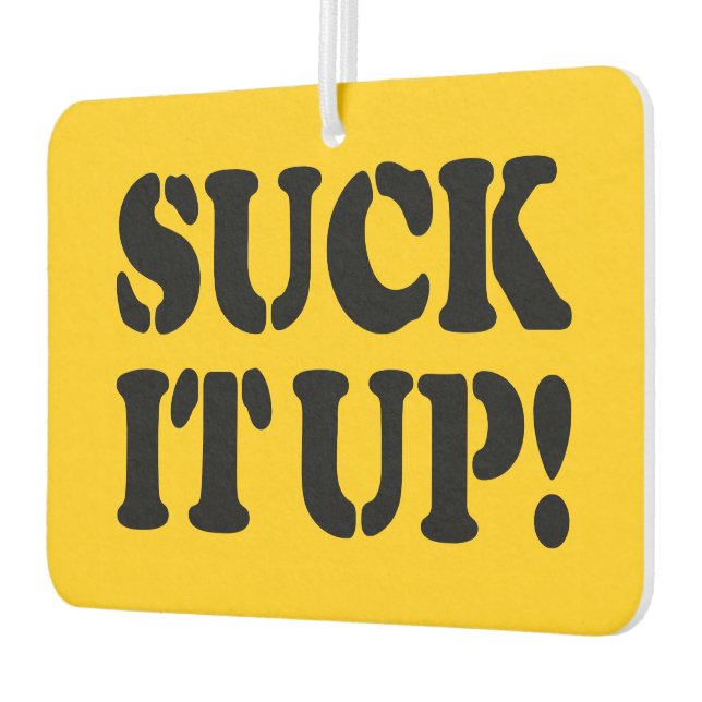 SIND ZUM KOTZEN ES AUF! AUTOLUFTERFRISCHER (Links)