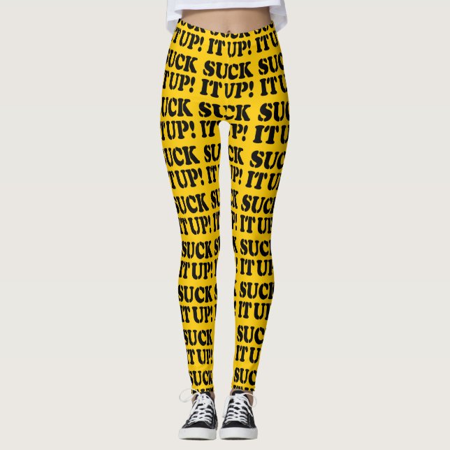 SIND ZUM KOTZEN ES AUF! LEGGINGS (Vorderseite)