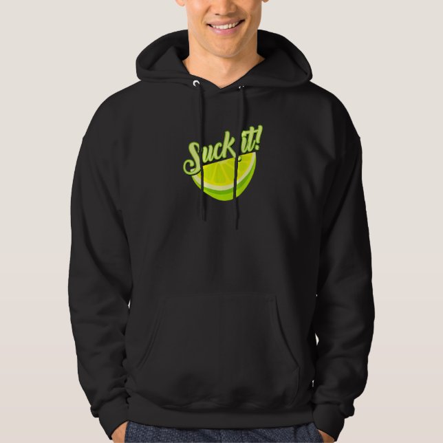 Sind zum Kotzen es mexikanische Green Limon Slice  Hoodie (Vorderseite)