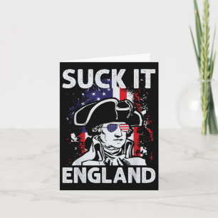 Sind zum Kotzen It England Funny 4. Juli Gedenktag Karte